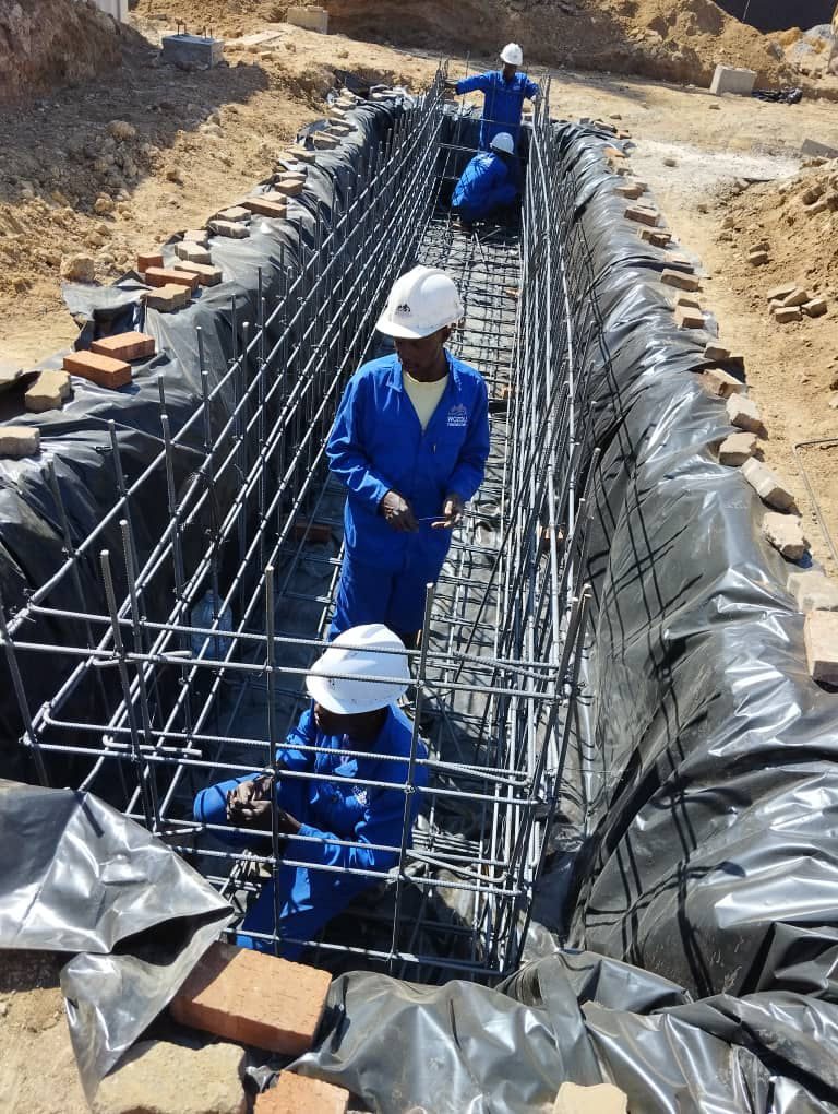 Strip-foundation reinforcement, Bulawayo